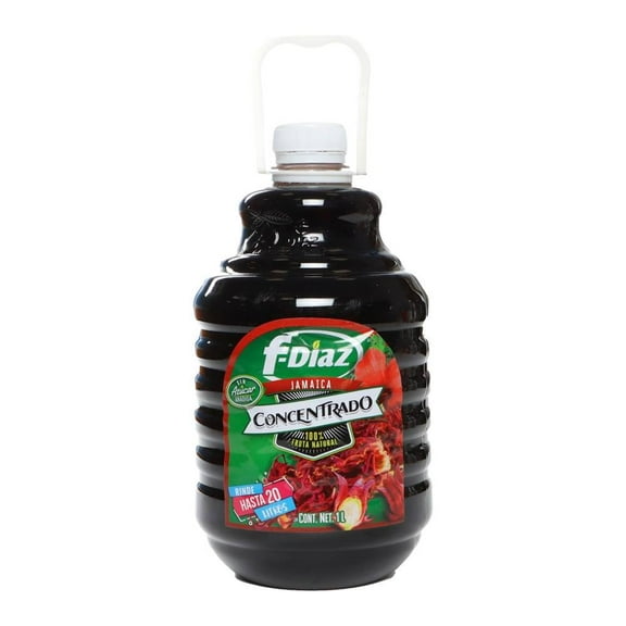 Concentrado para bebida F-Díaz sabor jamaica 1 l