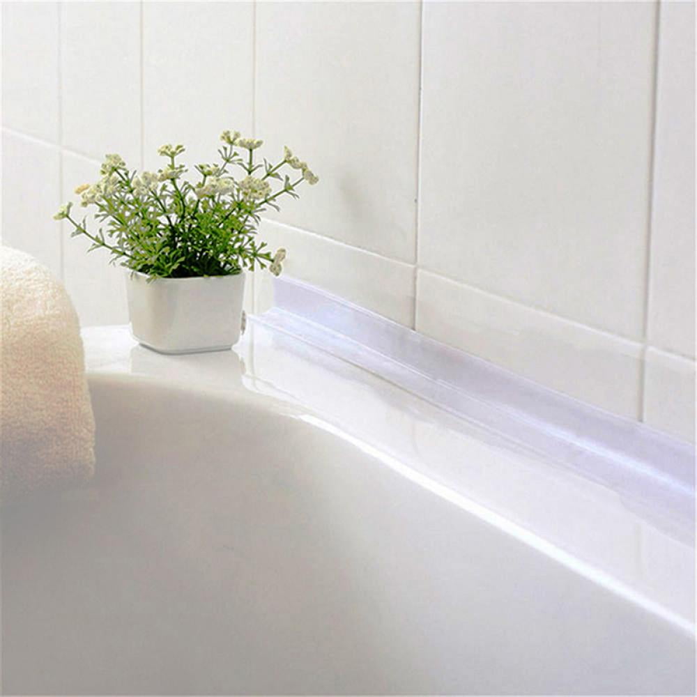 New Sealing Strip Bathroom Shower Sink Bath Caulk Tape White PVC Self Adhesive W 