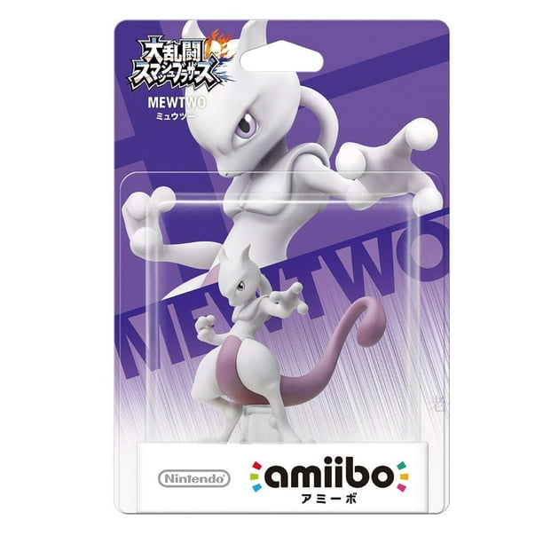Figura Amiibo Nintendo Mewtwo Pokémon Modelo Super Smash Bros Nintendo AMIIBO