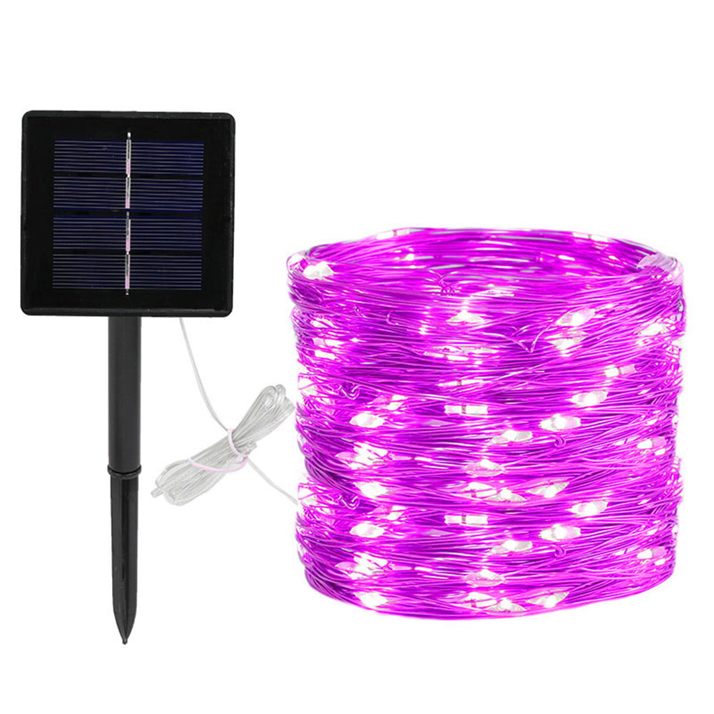 100-200 Led Solar Power Fairy Light String Lamp Party Xmas Deco Garden Outdoor 