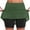 Army Green, variant on LEBONYARD Shorts Skirt for Women Plus Size,Women's Flared Layered Yoga Skirt Shorts,Women's New Color Mid-waist Skirt Pants Sports Shorts Bottoming Skirt Pants Gray S