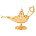 thumbnail image 1 of Aladdin Lamp Craft,Vintage Metal Carved Aladdin Aladdin Lamp Collection Aladdin Lamp Decoration Future-Proof Design, 1 of 5