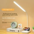 thumbnail image 3 of Portable LED Desk Lamp for Students - USB Rechargeable Eye-Caring Reading Light with 3 Color Temperatures, Adjustable Stand, Durable Design, Includes Charging Cable & Adapter - Ideal for Study,, 3 of 6
