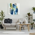 thumbnail image 2 of Stupell Industries Pebbled Circular Shapes Vivid Blue Modern Design Painting Gallery Wrapped Canvas Print Wall Art, Design by Liz Jardine, 2 of 7