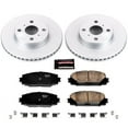 thumbnail image 2 of PowerStop Front Geomet Coated Brake Rotor and Pad Kit Fits: SCION TOYOTA Select Models CRK5863, 2 of 5