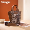 thumbnail image 7 of Wrangler Purse for Women Animal Print Crossbody Bags Top-Handle Shoulder Bag Leopard Print Handbag for Everyday Casual Use, Brown, 7 of 7