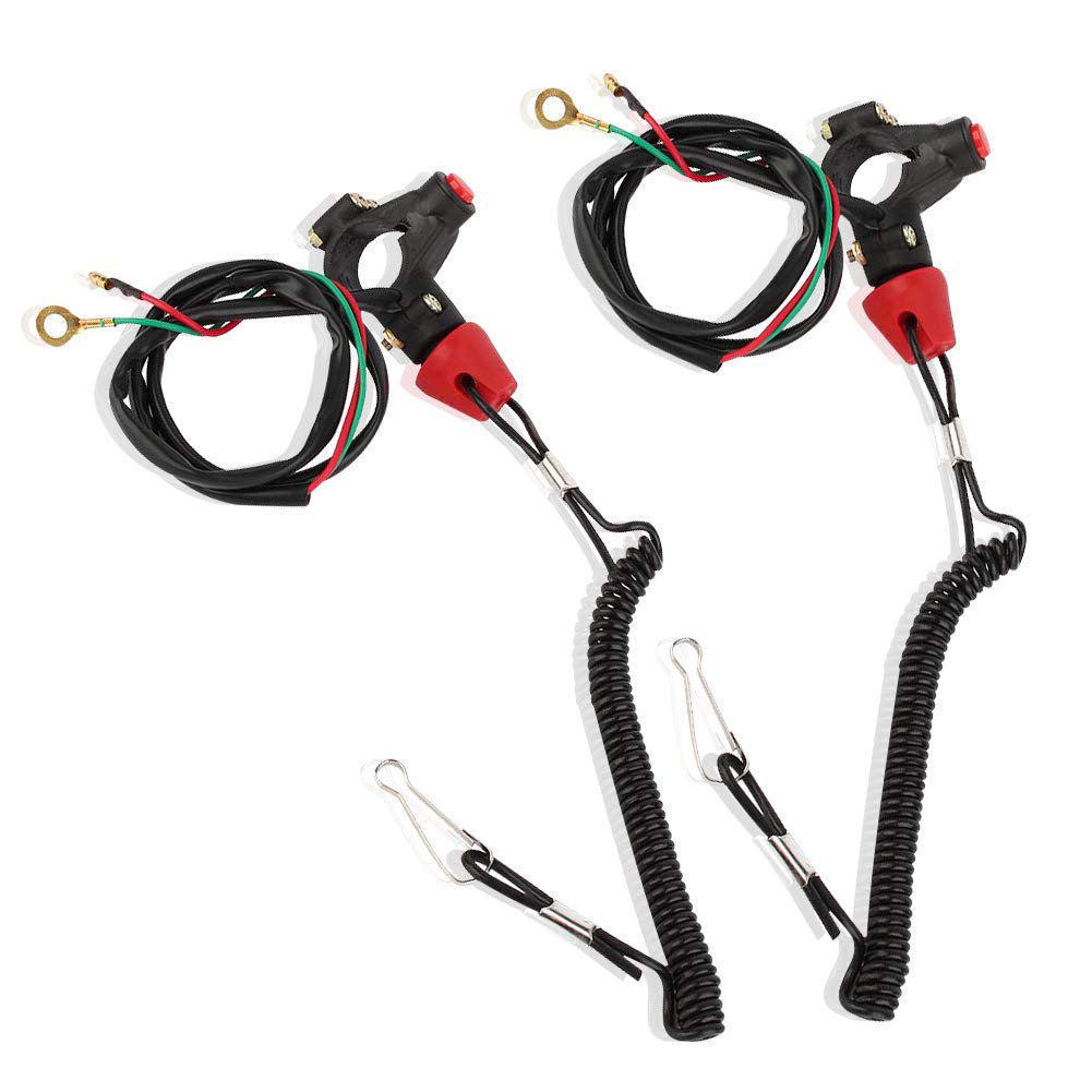 2 Pcs Tether Cord Snowmobile, 12V 2-Wires ATV Kill Switch Tether Engine  Motor Kill Switch Handlebar Mount Tether - Walmart.ca