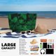 thumbnail image 5 of Disketp Green Leave Fern Bolsa de Playa de Gran Capacidad, Bolso Impermeable y a Prueba de Arena para Mujer, Ideal para Playa, Piscina y Natación, 5 of 7
