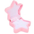 thumbnail image 3 of Caja de Anillo ANGGREK Estuche de Viaje Organizador Forma de Estrella de Mar Pequeña Rosa Flocado, 3 of 8