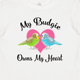 thumbnail image 4 of Inktastic Budgie Parakeet Budgerigar Pet Girls Baby T-Shirt, 4 of 5