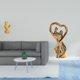 thumbnail image 2 of Figura de pollo, decoración Feng Shui, estatua para el hogar, escultura para cumpleaños, aniversarios, inauguración de casa, figura de pareja., 2 of 8