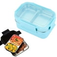 thumbnail image 1 of Compartments Lunchbox With Stainless Box 1500ML Steel Double Layer Lunch Kitchen, Dining & Bar, 1 of 7