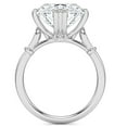 thumbnail image 3 of Pompeii Certified 6.10Ct Round Diamond Platinum Engagement Ring Lab Grown (HI,SI), 3 of 4