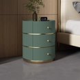 thumbnail image 2 of Mesa de noche moderna, almacenamiento de diseño estético, mesita de noche única, cámara Comodini redonda de lujo, muebles de dormitorio Da Letto, 2 of 4
