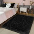 thumbnail image 6 of ZENELESS 3x5ft Black Cozy Fluffy Area Rug Shaggy Rugs for Bedroom Kids Room Nursery Indoor Carpet, 6 of 8