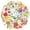 3A-50pcs, variant on 35pcs-70pcs Cute Animal Stickers Floral Springtime Decals Gardening Kids Stickers for Luggage Phone Laptop