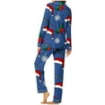 thumbnail image 4 of Xihbxyly Christmas Pajamas for Women, Women's Christmas Printed Pajama Set for Daily Home Wear Two-Piece Pajama Set with Pocket, 4 of 6