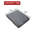 thumbnail image 5 of KBH Center Console Cover for Ford F150 Accessories 1999-2003, Washable Fabric Armrest Lid Protector for Truck, Dark Gray(Fits for Jump Seat Console), 5 of 7