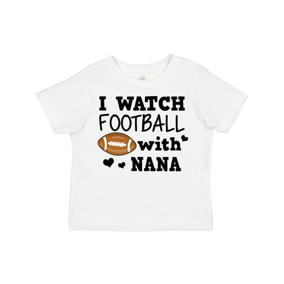 Inktastic I Watch Football with My Nana Boys Toddler T-Shirt