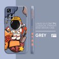 thumbnail image 3 of Case For Redmi Note 12 11 11T 11R 11E 10 9 8 7 7S PRO PLUS 4G 5G Simple Liquid silicone Case Cartoon Space Astronaut, 3 of 5