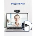 thumbnail image 4 of Webcam with Microphon,HD 1080P USB Webcam for Video Conferencing, Desktop Computer Online HD Webcam with Microphone,Video Calling Conferencing Recording PC Laptop USB Webcams, 4 of 6