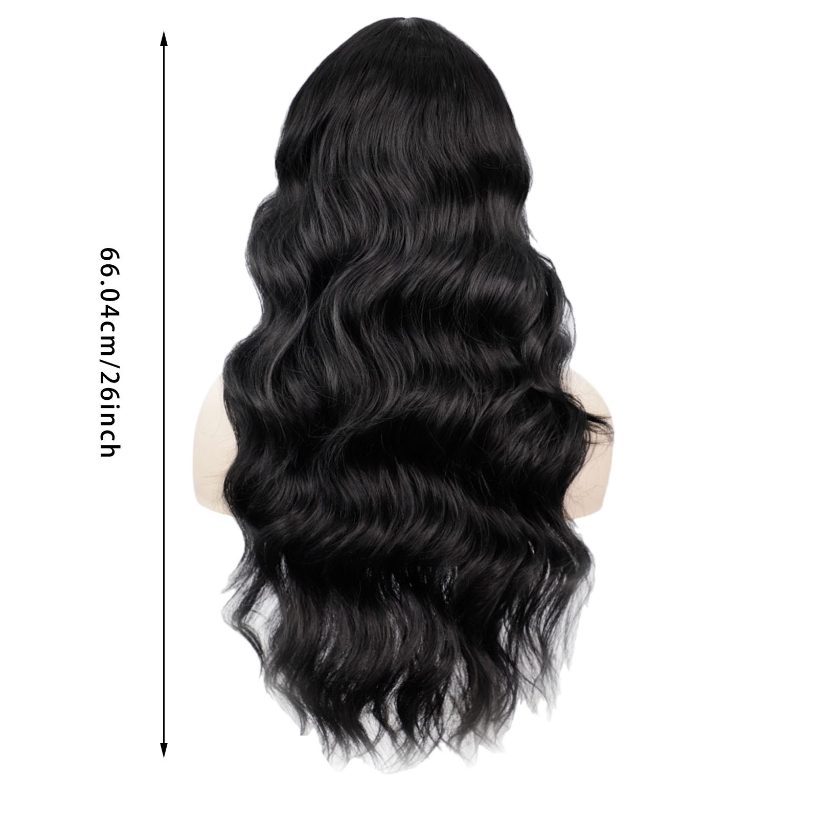 Small Body Lace Front Wig Human Hair Blend With High Temperature Fiber For Women Natural Looking Hairpiece