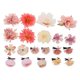 thumbnail image 1 of 21Pcs Silk Flower Hair Clips Barrettes Hair Accessories for Women Girls Toddler Kids, 1 of 3