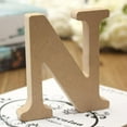 thumbnail image 3 of GUOOL Standing Wooden Alphabet Sign Letters Craft Educational Learning Set ON, 3 of 8