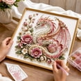 thumbnail image 5 of Dragon DIY Pearl Diamond Art Kit for Adults, Diamond Painting Figurine for Wall Holiday & Friend Gift, 5 of 8