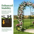 thumbnail image 5 of 78*23*83.9 Arc Roof Double Layer Arch Courtyard Black, 5 of 10