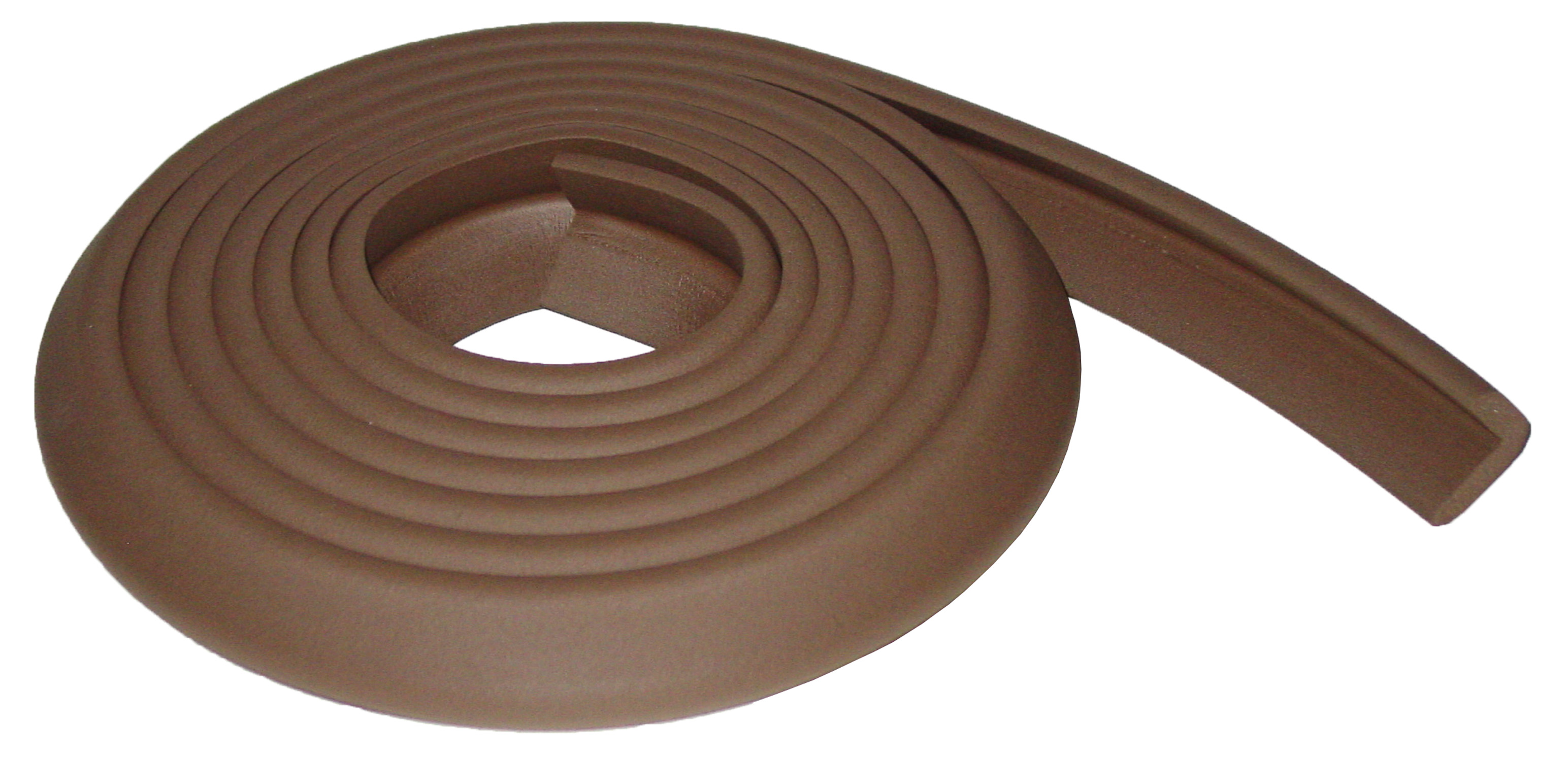 KidKusion Foam Rubber Edge Guard, 6 Feet Brown photo 2