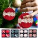 thumbnail image 1 of 4 piezas de adornos navideños de plástico transparente - Adornos abiertos de 3,9" con diseños de nieve y árboles para decoraciones de árbol navideño, 1 of 6