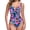 Colorful Leaves, variant on Women's Twist Front One Piece Swimsuit Ruched Tummy Control One Piece Bathing Suits Sexy V Neck Criss Cross Monikini Black Size L