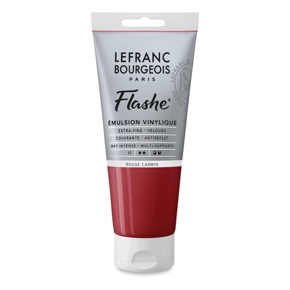 Lefranc & Bourgeois Flashe Vinyl Paint - Carmine Red, 80 ml