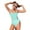 Mint Green, variant on Big Girls One Piece Swimsuits Adjustable Straps Out Bathing Suit Swimwear Size 9-10T