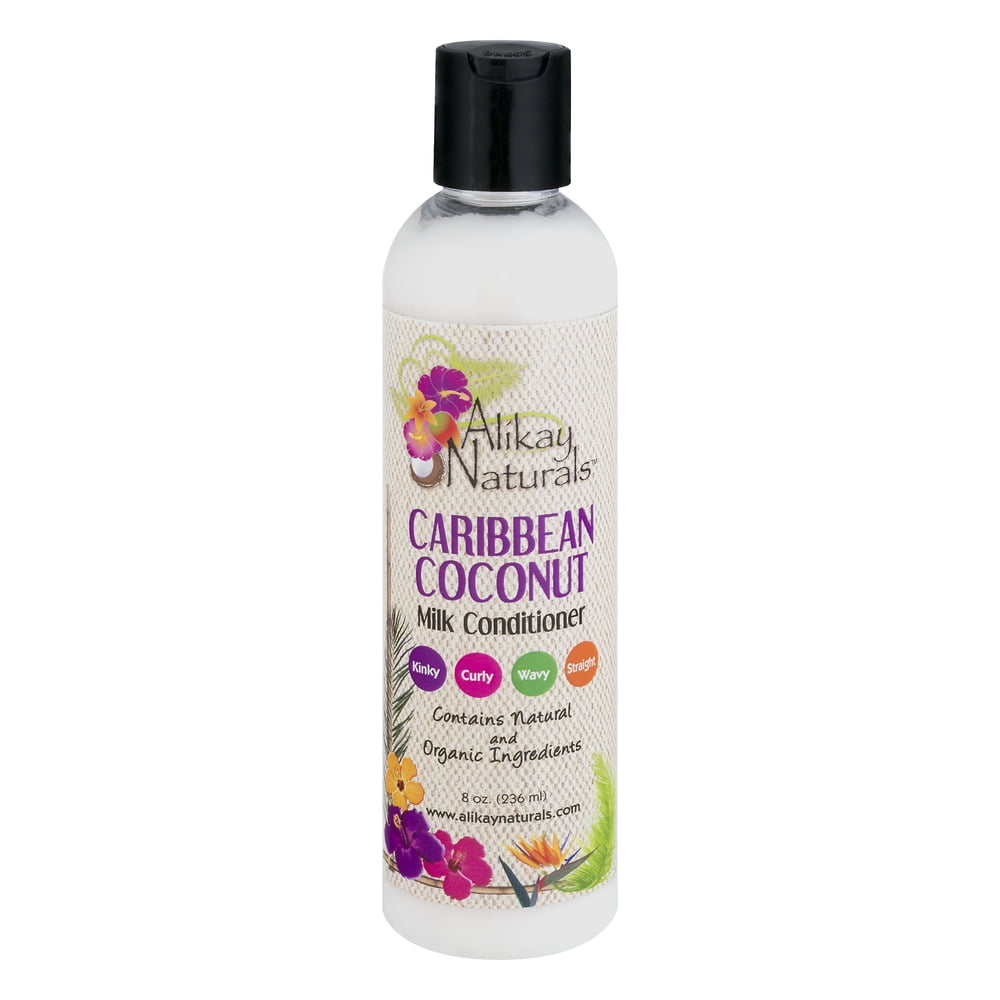 Alikay Naturals Caribbean Coconut Milk Conditioner, 8.0 OZ by TWT Distributing Inc