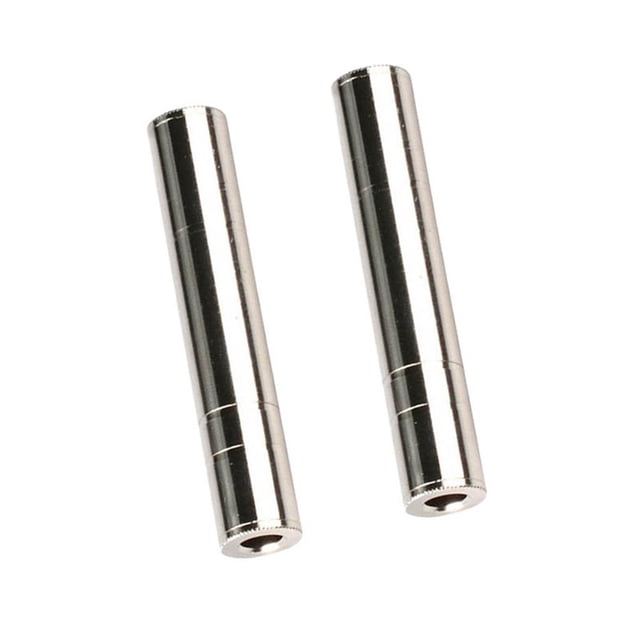 Esquirla 2 Pieces 6.35mm Female To Female Guitar Plug Audio Cable Connector Jack Adapter