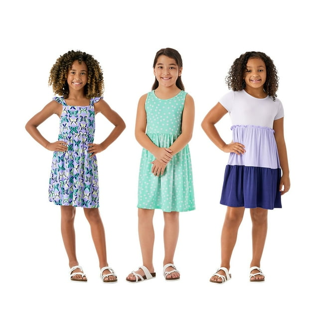 Member's Mark Girls 3-Pack Knit Dress