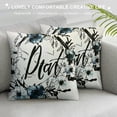 thumbnail image 3 of PHYHOO Fathers Day Pillow Covers Watercolor Floral Wreath Blessed Daddy Pillows Decorative Throw Pillows Happy Fathers Day Decorations Farmhouse Decor Cushion Case for Sofa, 3 of 5