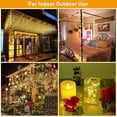 thumbnail image 3 of GHodec Fairy Indoor/Outdoor 7.9 ft USB Remote Controlled 144 LED Curtain String Light, 3 of 11