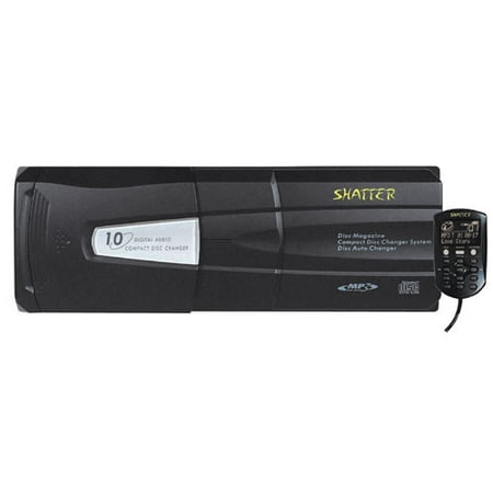 Shatter 10-Disc Car CD/MP3 Changer, RM1900MP3