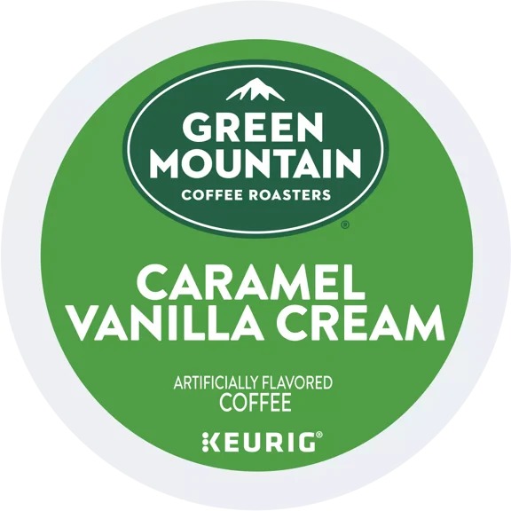 Green Mountain Coffee, Caramel Vanilla Cream, 120 K-Cup Pods, Light Roast