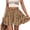 Khaki #007, variant on Boho Flowy Shorts for Women Summer Casual Ruffle Chiffon Drawstring Elastic Waist Beach Bottoms Paperbag Trouser, S