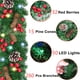 thumbnail image 3 of Mimbre De Navidad Con Luz Led Para Exteriores, Guirnalda De Decoración De Mimbre De Navidad De 2,7 M Para Barandilla De Escalera, Chimenea, Puerta Y Ventanas matsuzay HA042020-01, 3 of 6