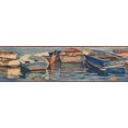thumbnail image 2 of Papier Peint Vintage Bordure Rétro, Rouleau 15 Pieds x 7 Pieds', 2 of 3
