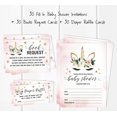 thumbnail image 3 of Inkdotpot Set Of 30Gender Reveal Baby Shower Invitations-Diaper Raffle Tickets And Baby Shower Book Request Cards Its a Girl Invites, 3 of 8