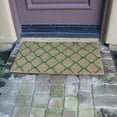 thumbnail image 3 of Rubber-Cal "The Moroccan" Green - Outdoor Coir Mats - 18" x 30", 3 of 3