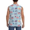 thumbnail image 4 of Pofeuu Brain Training Print Men's Muscle T-Shirt, Sleeveless, Muscle Tank, Classic Muscle Tee Top For Men Casual Sleeveless Muscle T-Shirt Trendy Clothes-3X-Large, 4 of 7