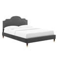 thumbnail image 2 of Modway Aviana Performance Velvet King Bed in Charcoal, 2 of 10