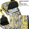 thumbnail image 4 of Banana Tropical Fruit Pattern Sling Backpack, Cute Yellow Banana Lover Print Crossbody Daypack, Kawaii Cartoon Sweet Design, Lightweight Adjustable Strap, 4 of 6
